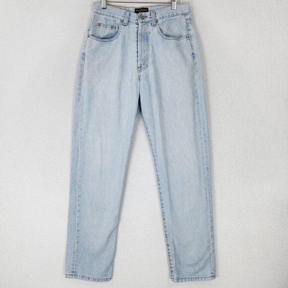 Banana Republic Jeans Men 31x32 Blue Light Wash Relaxed Button Fly Made in Italy - Picture 1 of 16